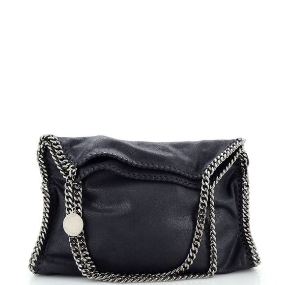 Stella McCartney Handbags - Stella McCartney Falabella Fold Over Bag Shaggy Deer Blue